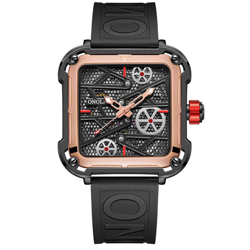 Montre Homme ONOLA de Luxe Automatique Pleine Squelette au Style Moderne - IVOIRART.COM
