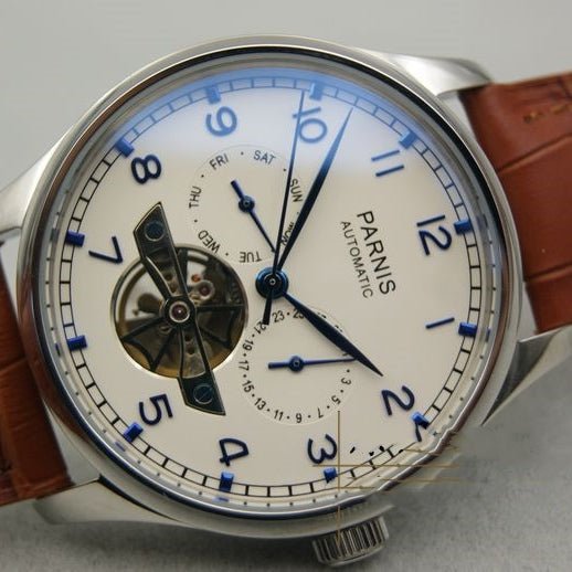 Montre homme Parnis Shop alliant élégance et précision mécanique automatique - IVOIRART.COM