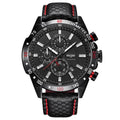 Montre Homme Sports Affaires Multifonction Grand Calendrier Lumineuse Étanche Mécanique Vibrante - IVOIRART.COM