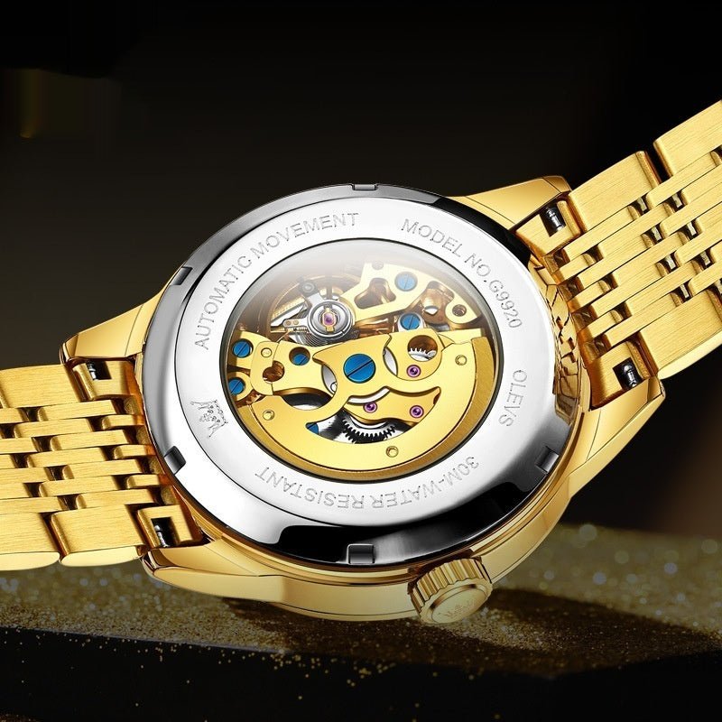 Montre Homme Squelette Mécanique Automatique Complète - Style Élégant et Professionnel - IVOIRART.COM