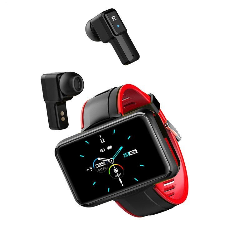 Montre Intelligente 2 en 1 T91 avec Casque Bluetooth Sans Fil Intégré - IVOIRART.COM