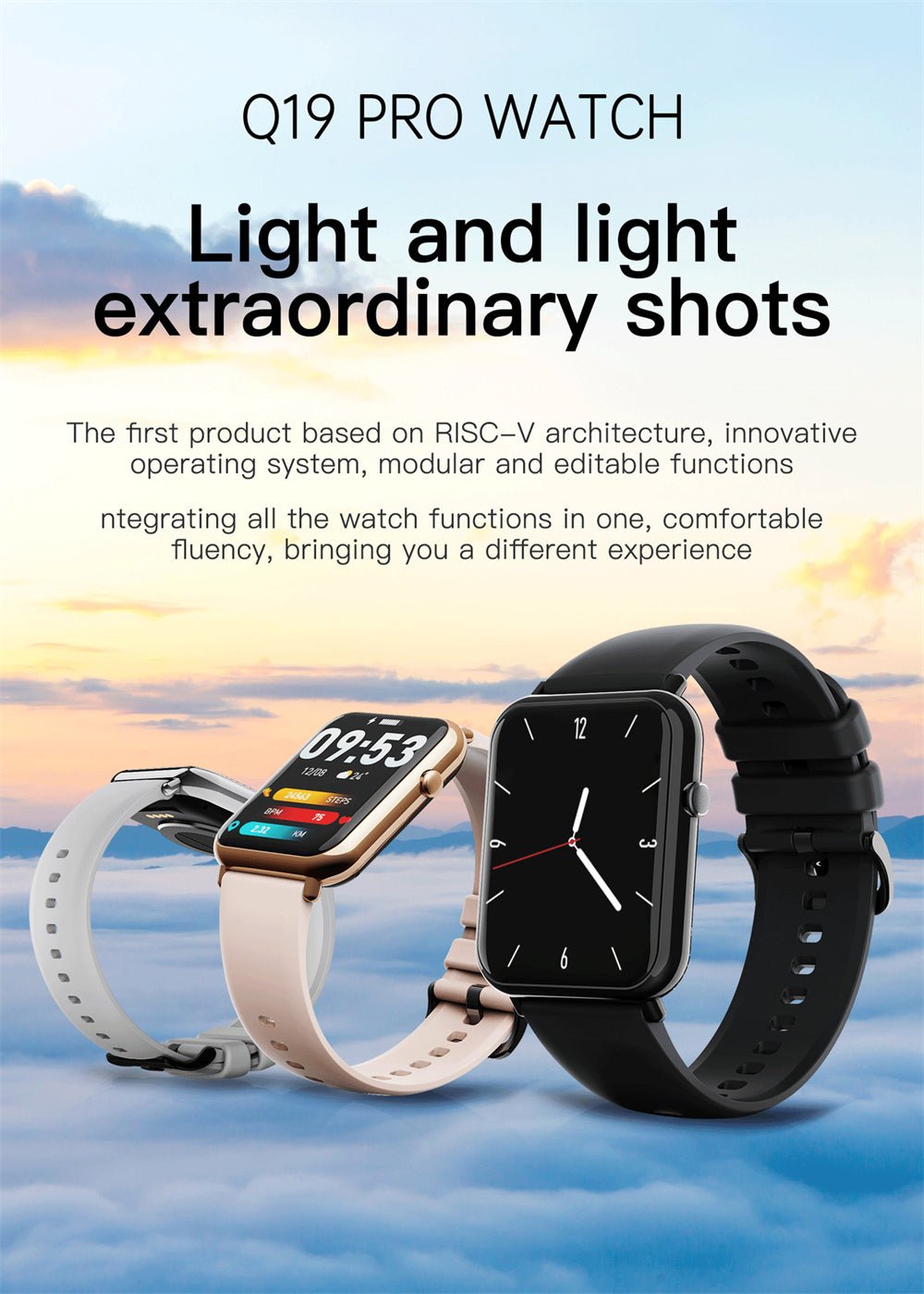 Montre intelligente étanche IP67 tactile avec Bluetooth 5.2 et écran TFT 1,69 pouces - IVOIRART.COM