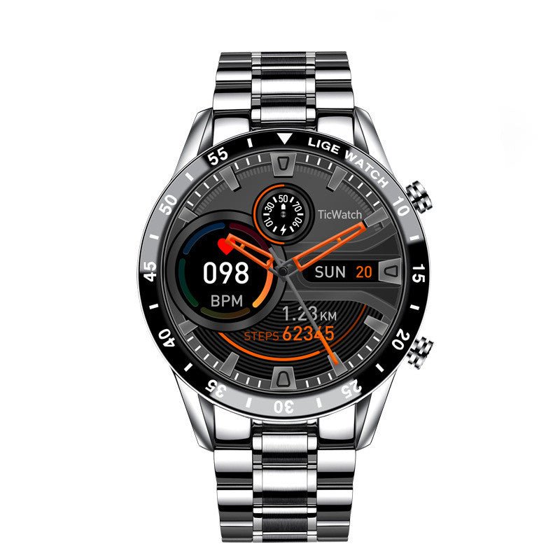 Montre Intelligente Multifonctionnelle Appels Bluetooth Podomètre Pression Artérielle Fréquence Cardiaque Étanche - IVOIRART.COM