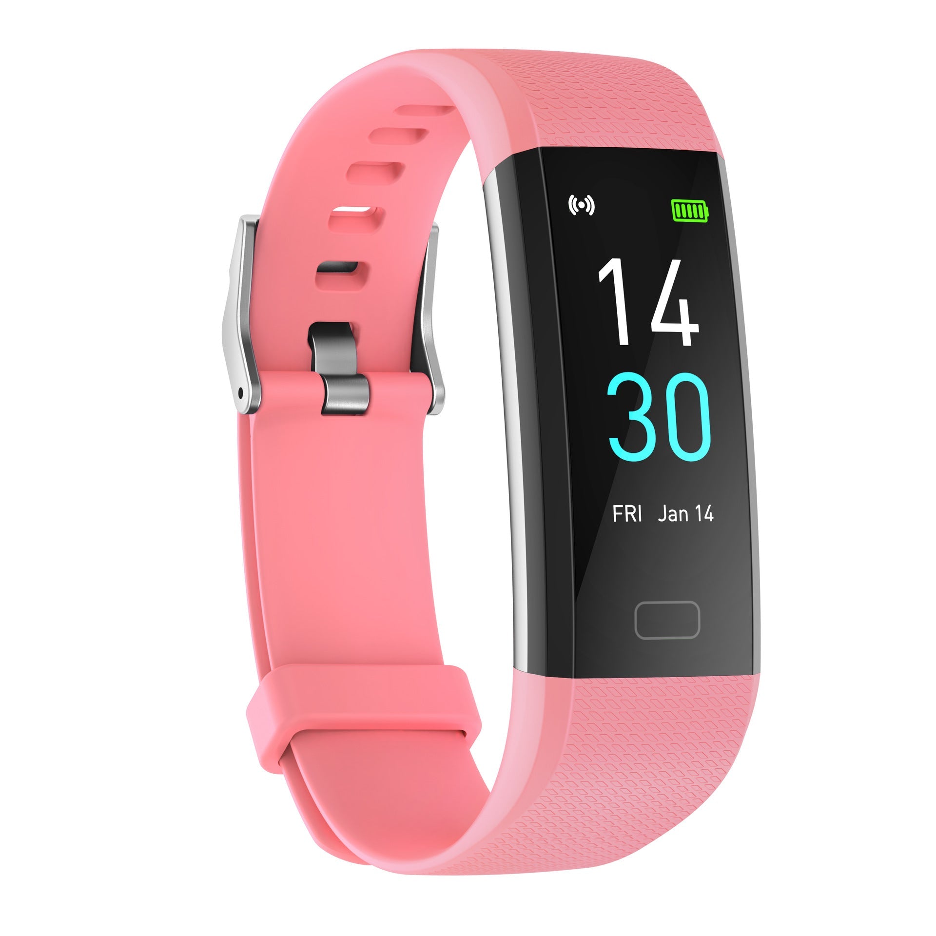 Montre Intelligente Multifonctionnelle Mesure Fréquence Cardiaque, Pas, Température, Tension Artérielle - IVOIRART.COM