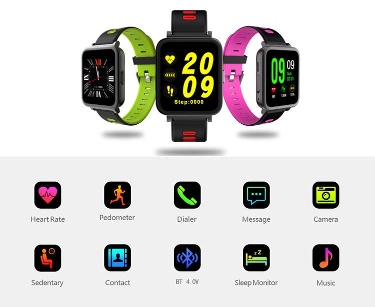 Montre intelligente SN10 avec rappel intelligent, appel Bluetooth, détection de fréquence cardiaque, bracelet intelligent - IVOIRART.COM