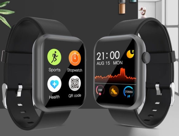 Montre intelligente tactile complète R3L avec écran 1,3 pouce et bracelet silicone - IVOIRART.COM