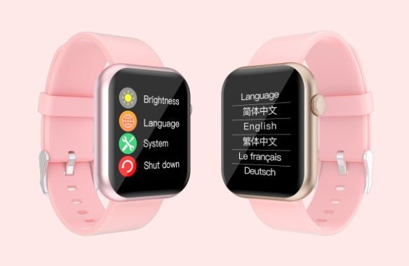 Montre intelligente tactile complète R3L avec écran 1,3 pouce et bracelet silicone - IVOIRART.COM