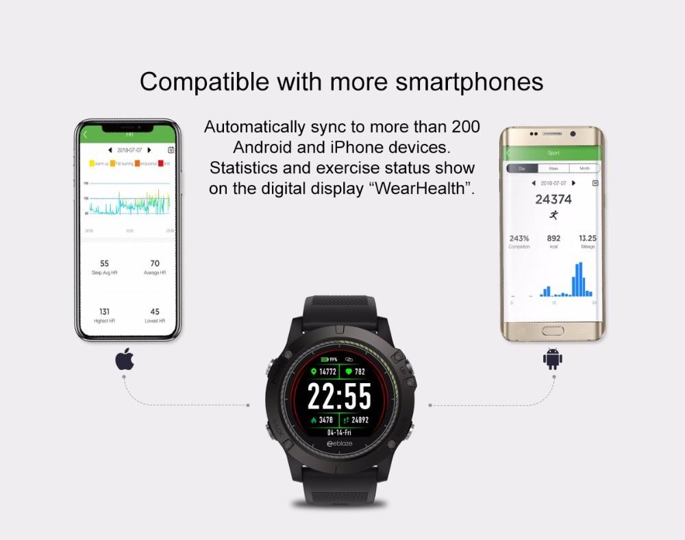 Montre Intelligente Tactique V3 Fréquence Cardiaque avec Suivi Avancé Activité - IVOIRART.COM