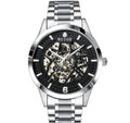Montre mécanique automatique ajourée pour homme style moderne noir élégante - IVOIRART.COM