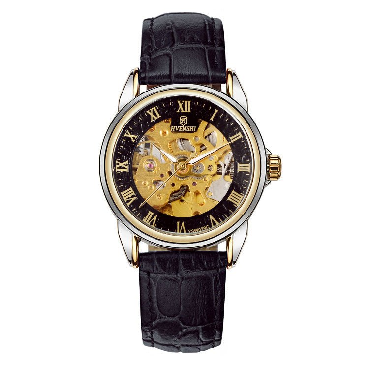 Montre mécanique automatique double face à cadran ouvert - élégance et précision - IVOIRART.COM
