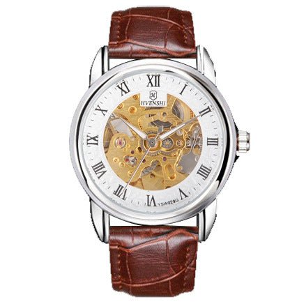 Montre mécanique automatique double face à cadran ouvert - élégance et précision - IVOIRART.COM