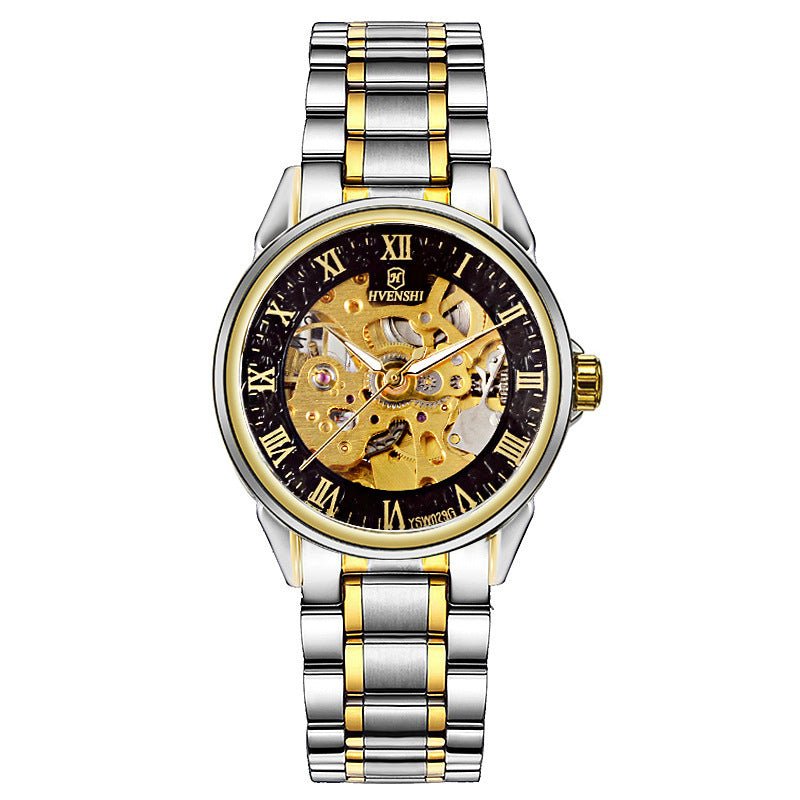 Montre mécanique automatique double face à cadran ouvert - élégance et précision - IVOIRART.COM