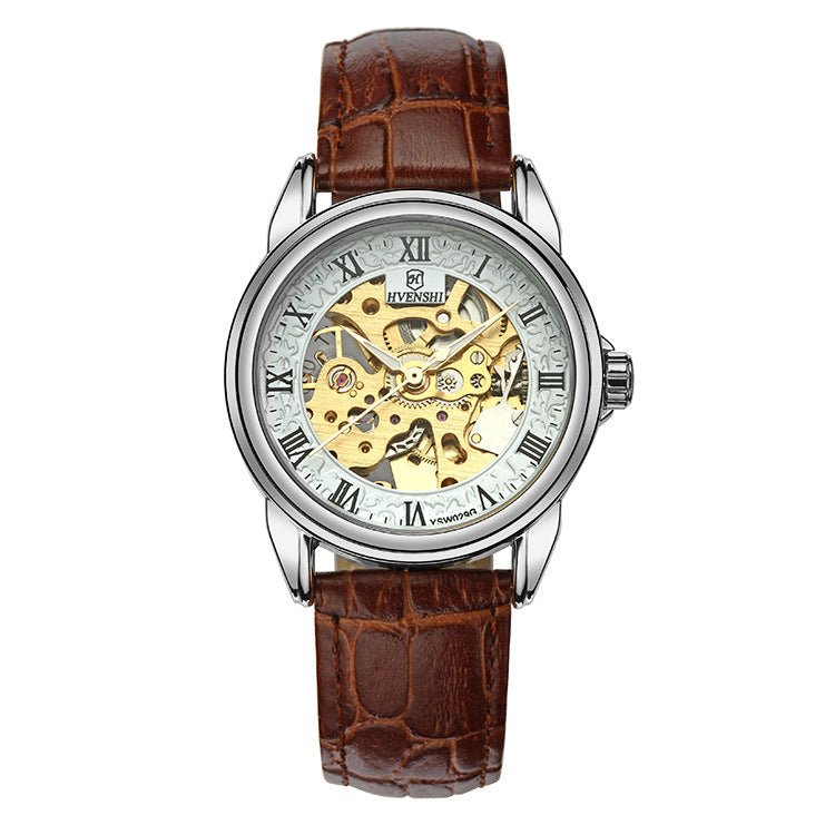 Montre mécanique automatique double face à cadran ouvert - élégance et précision - IVOIRART.COM
