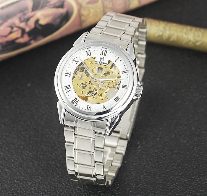 Montre mécanique automatique double face à cadran ouvert - élégance et précision - IVOIRART.COM