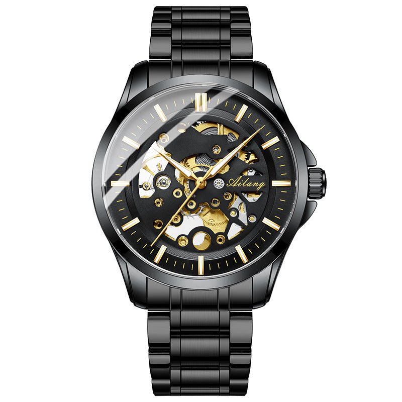 Montre mécanique automatique étanche à cadran ajouré pour homme, 42 mm - IVOIRART.COM