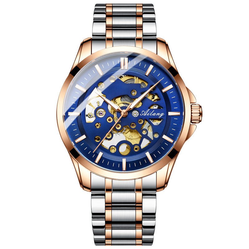 Montre mécanique automatique étanche à cadran ajouré pour homme, 42 mm - IVOIRART.COM