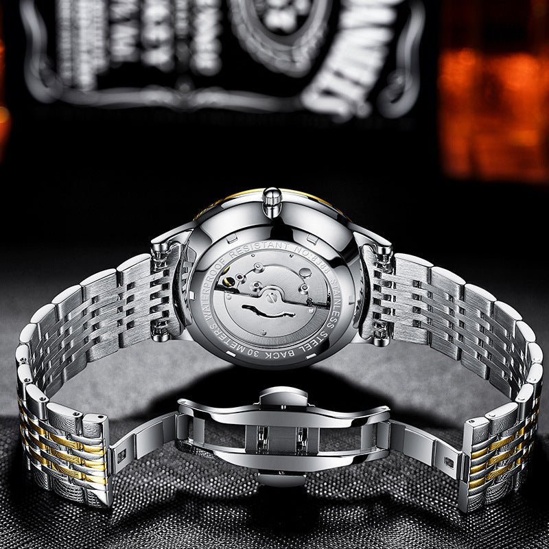 Montre Mécanique Automatique Étanche au Design Creux et Mode Élégante - IVOIRART.COM