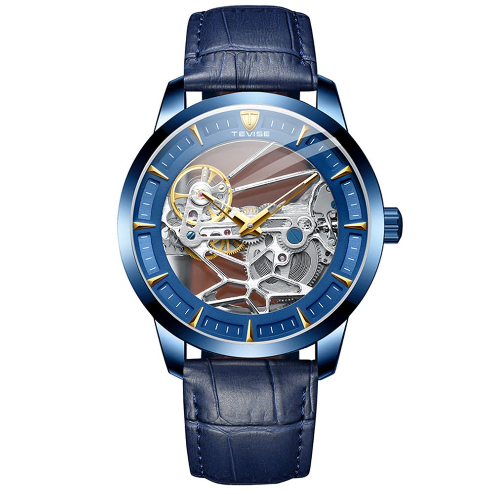 Montre mécanique automatique étanche pour homme avec cadran squelette élégant - IVOIRART.COM