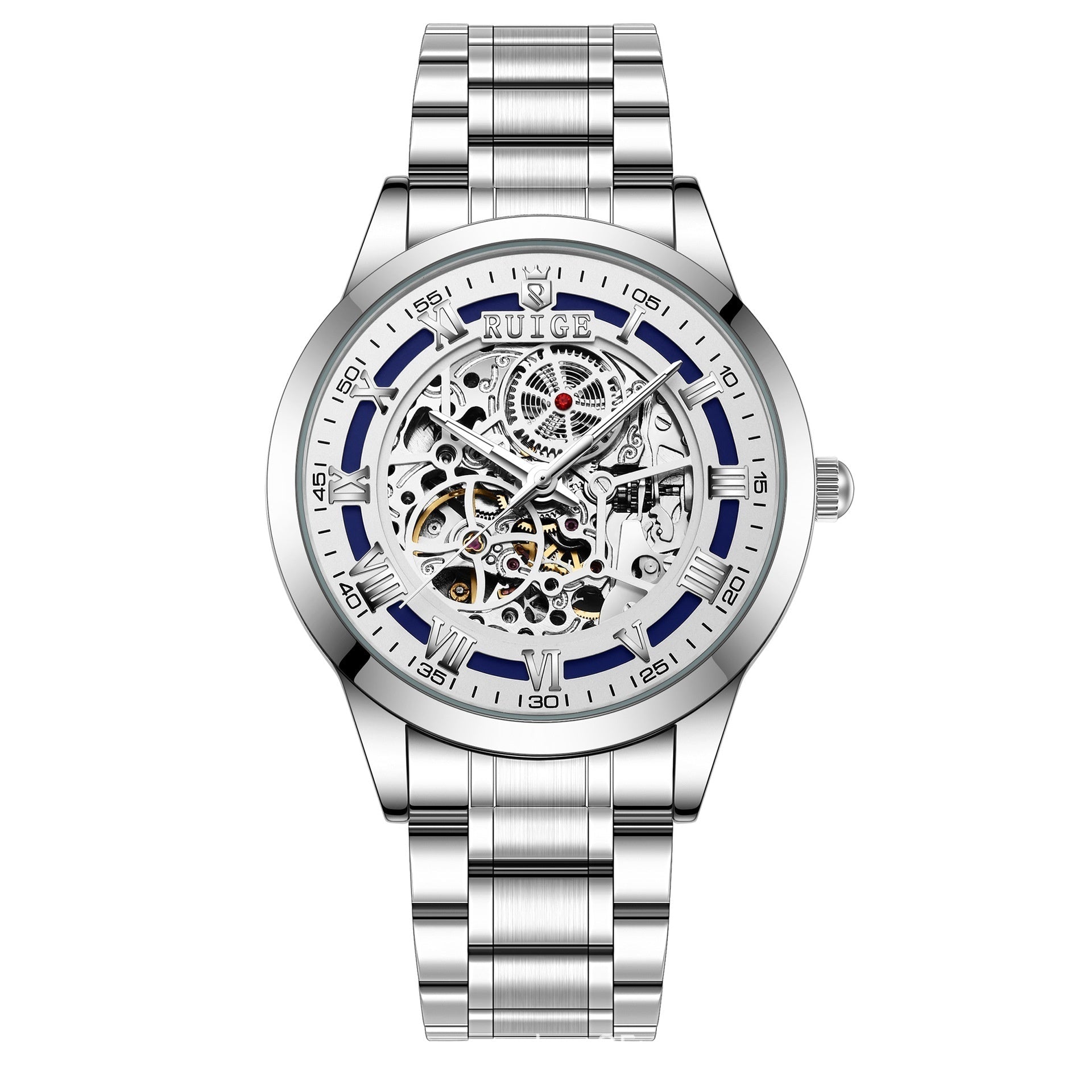 Montre Mécanique Automatique Homme Double Face Creuse Élégante et Moderne - IVOIRART.COM