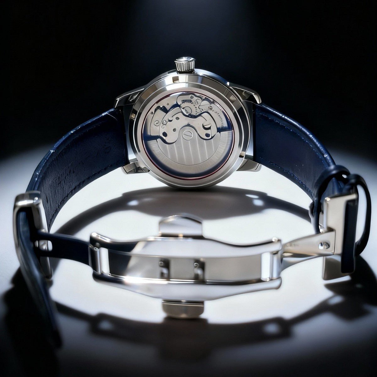 Montre Mécanique Automatique Homme Phase de Lune Tourbillon ajourée élégante - IVOIRART.COM
