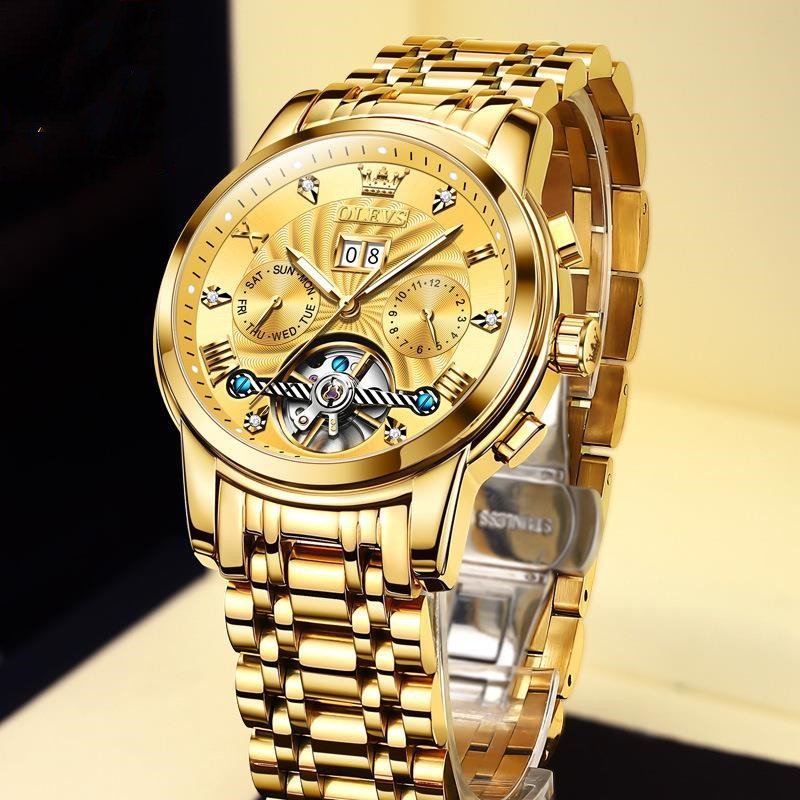 Montre Mécanique Automatique Multifonction Homme Pour le Business Élégante - IVOIRART.COM