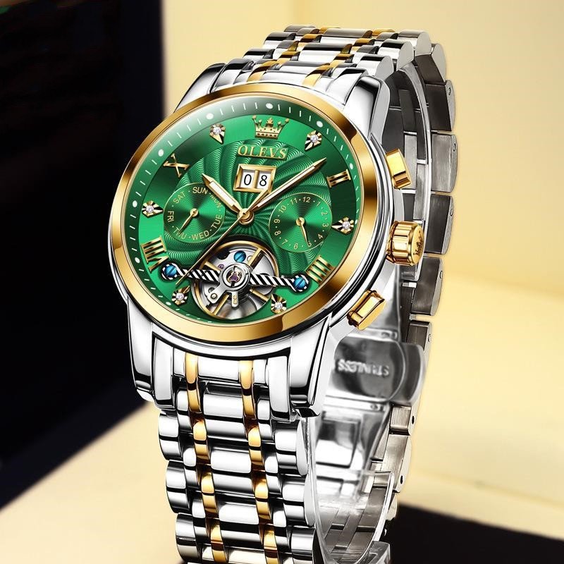 Montre Mécanique Automatique Multifonction Homme Pour le Business Élégante - IVOIRART.COM