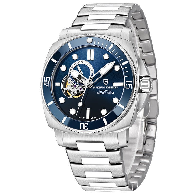 Montre Mécanique Automatique Pour Homme Avec Affichage Lumineux Et Étanchéité - IVOIRART.COM