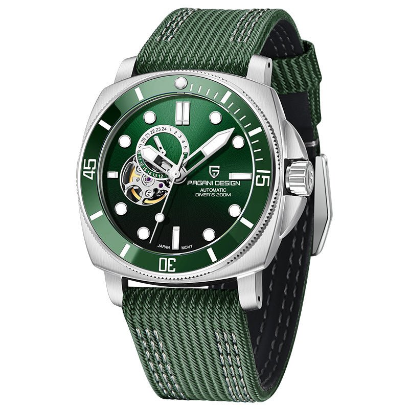 Montre Mécanique Automatique Pour Homme Avec Affichage Lumineux Et Étanchéité - IVOIRART.COM