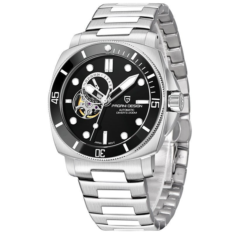 Montre Mécanique Automatique Pour Homme Avec Affichage Lumineux Et Étanchéité - IVOIRART.COM