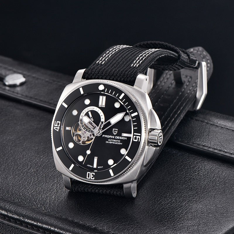 Montre Mécanique Automatique Pour Homme Avec Affichage Lumineux Et Étanchéité - IVOIRART.COM