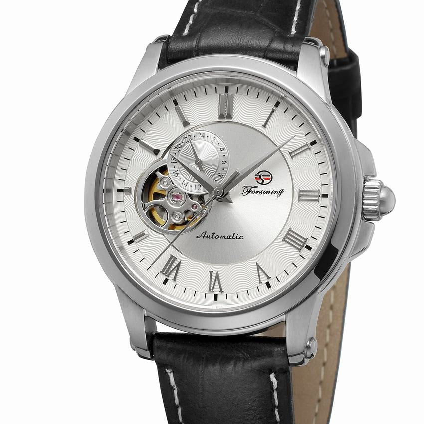 Montre mécanique automatique pour homme avec bracelet en acier inoxydable élégant - IVOIRART.COM