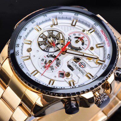 Montre mécanique automatique pour homme avec bracelet et boîtier en acier inoxydable - IVOIRART.COM