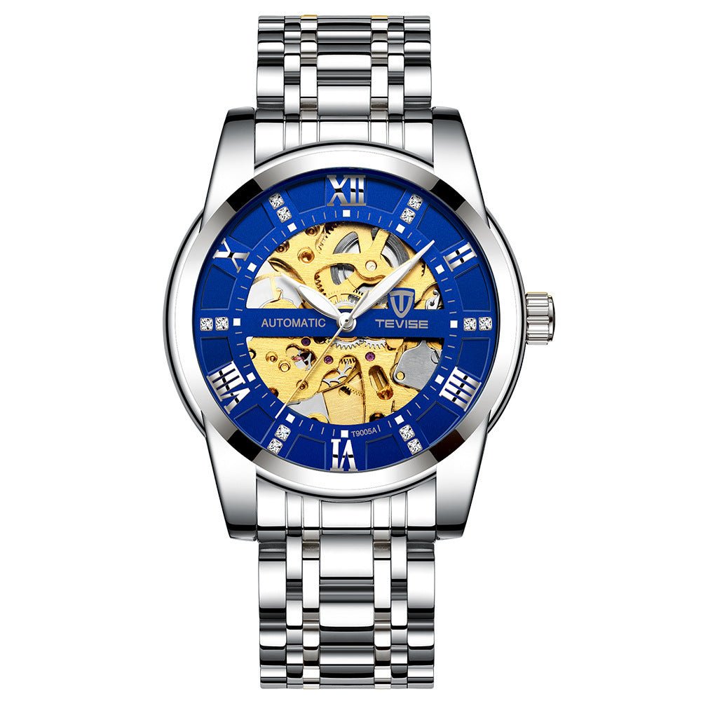 Montre Mécanique avec Bracelet en Acier ajouré - Modèle T900 Élégant et Robuste - IVOIRART.COM