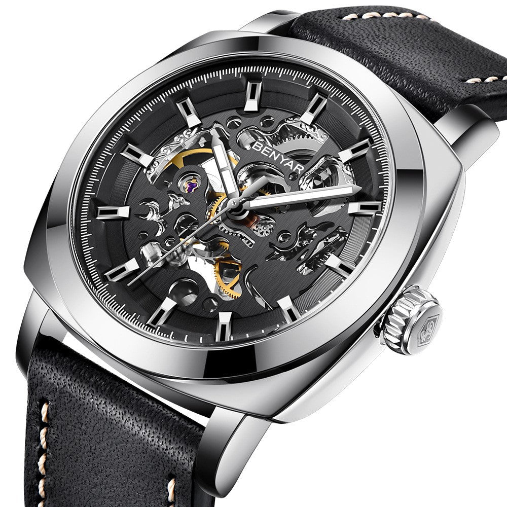 Montre mécanique creuse automatique pour homme, montre mode élégante et sophistiquée - IVOIRART.COM
