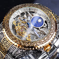 Montre Mécanique de Luxe pour Homme Forsining, Tourbillon Sculpté Squelette - IVOIRART.COM