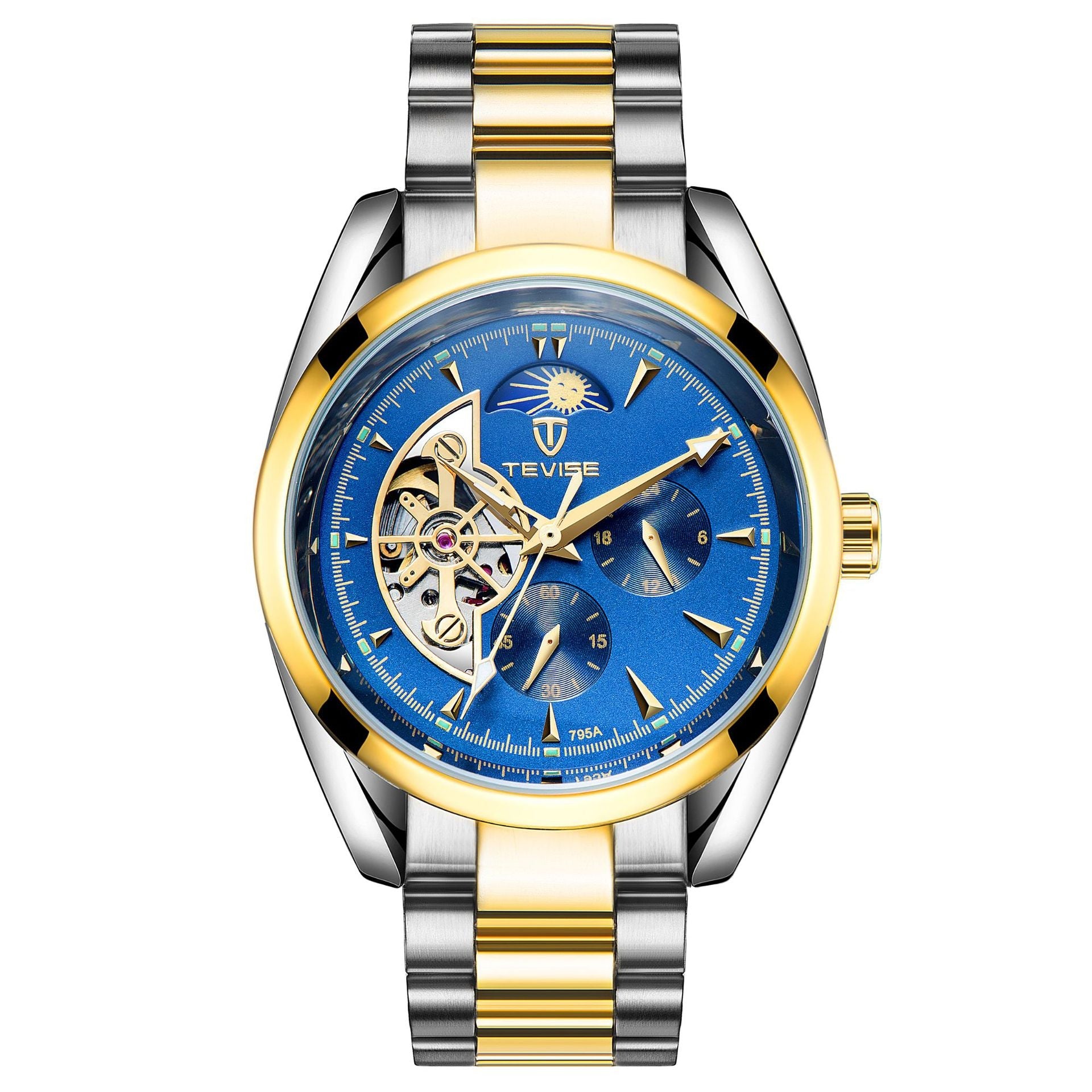 Montre mécanique décontractée pour homme avec tourbillon - style et finesse - IVOIRART.COM