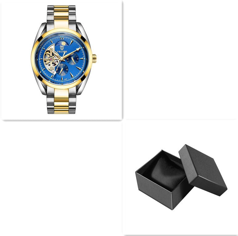 Montre mécanique décontractée pour homme avec tourbillon - style et finesse - IVOIRART.COM
