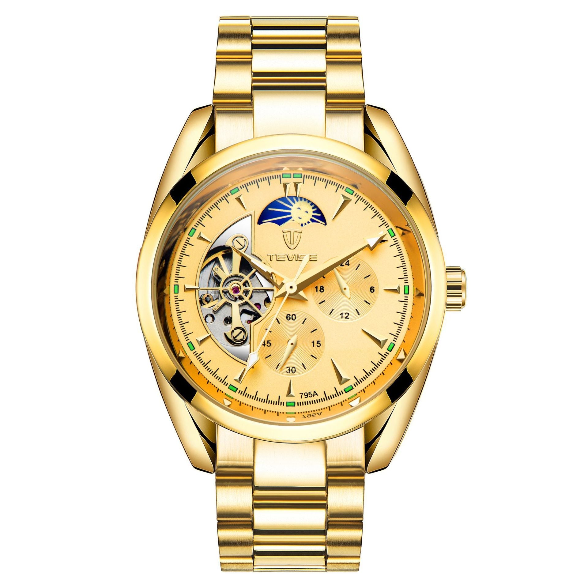 Montre mécanique décontractée pour homme avec tourbillon - style et finesse - IVOIRART.COM