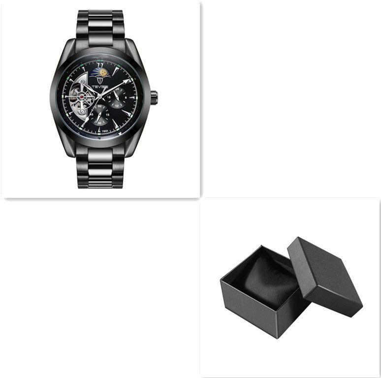 Montre mécanique décontractée pour homme avec tourbillon - style et finesse - IVOIRART.COM