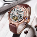 Montre mécanique étanche à cadran ajouré élégante pour homme, 43 mm - IVOIRART.COM