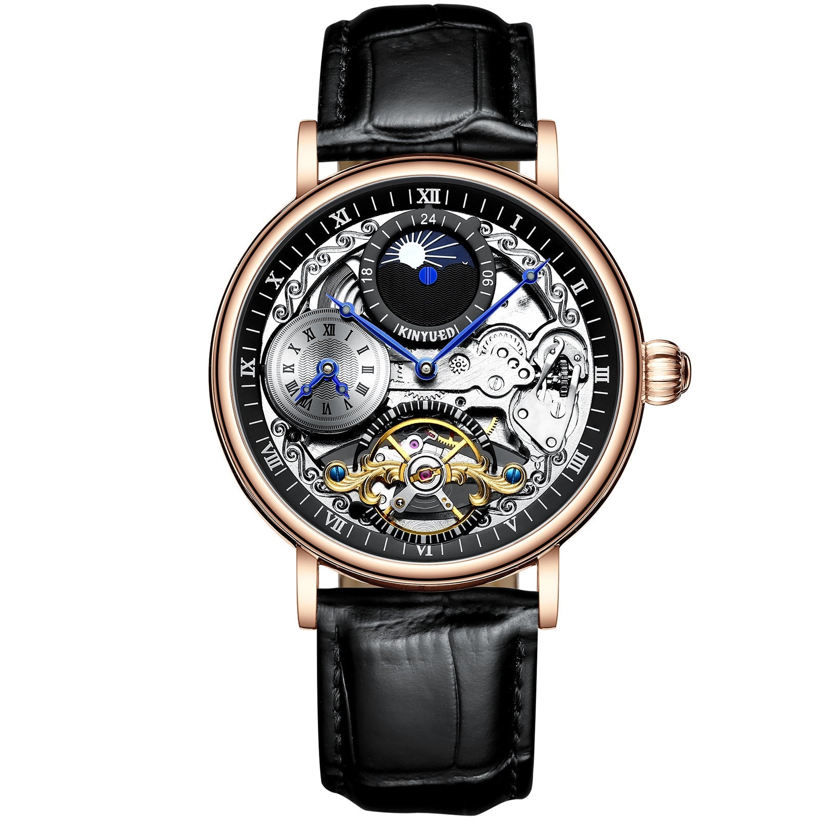 Montre mécanique étanche pour homme avec affichage en direct de l'explosion - IVOIRART.COM