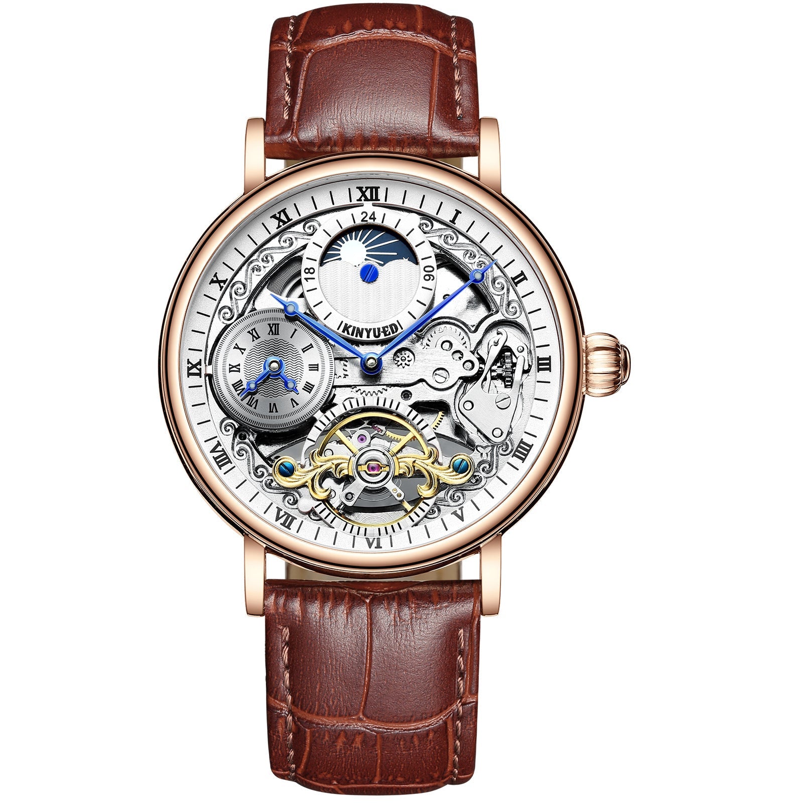 Montre mécanique étanche pour homme avec affichage en direct de l'explosion - IVOIRART.COM