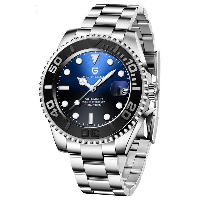 Montre Mécanique Homme à Chiffres Lumineux et Cadran Rotatif Élégante - IVOIRART.COM