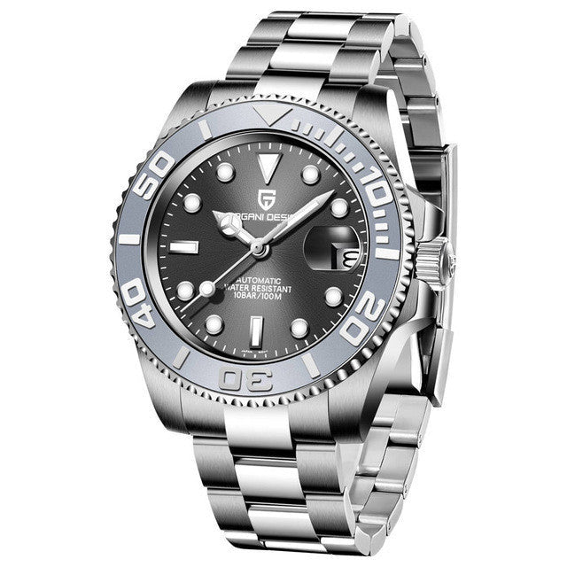 Montre Mécanique Homme à Chiffres Lumineux et Cadran Rotatif Élégante - IVOIRART.COM