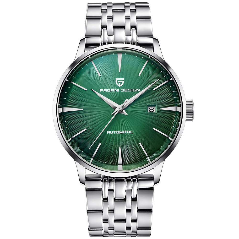 Montre Mécanique Homme Étanche avec Bracelet en Acier Inoxydable Élégant - IVOIRART.COM