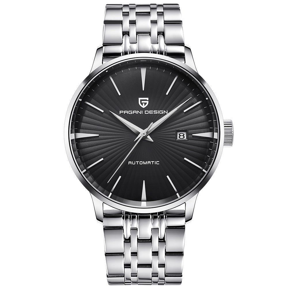 Montre Mécanique Homme Étanche avec Bracelet en Acier Inoxydable Élégant - IVOIRART.COM