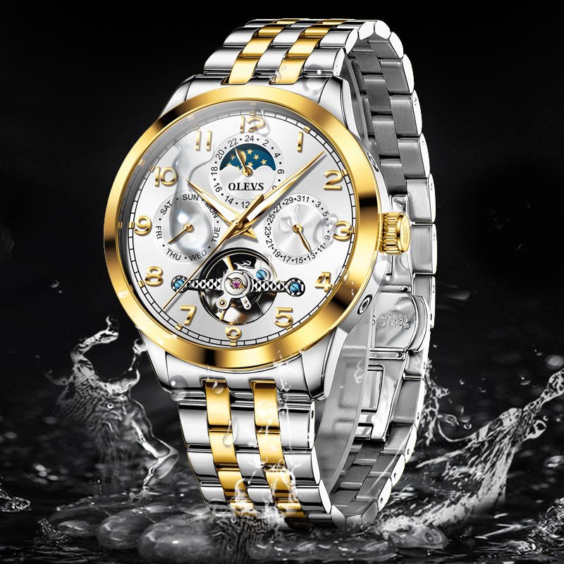 Montre Mécanique Lumineuse Étanche Automatique Homme Style Élégant - IVOIRART.COM