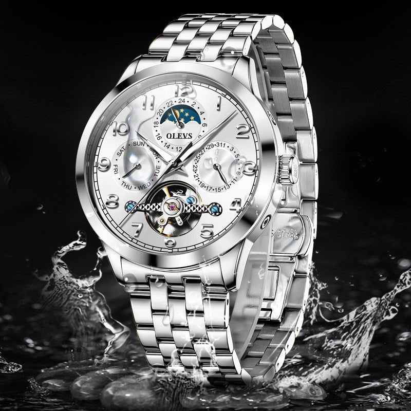 Montre Mécanique Lumineuse Étanche Automatique Homme Style Élégant - IVOIRART.COM