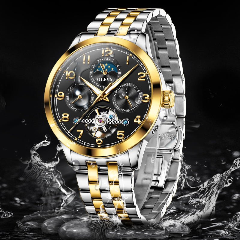 Montre Mécanique Lumineuse Étanche Automatique Homme Style Élégant - IVOIRART.COM