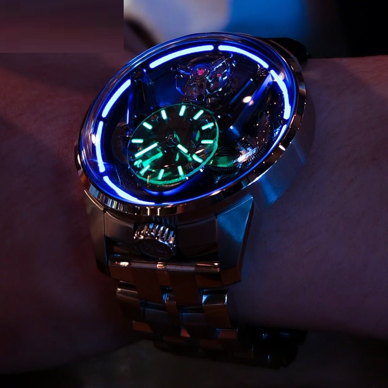 Montre Mécanique New Armor Tourbillon, Style Moderne et Élégant pour Homme - IVOIRART.COM